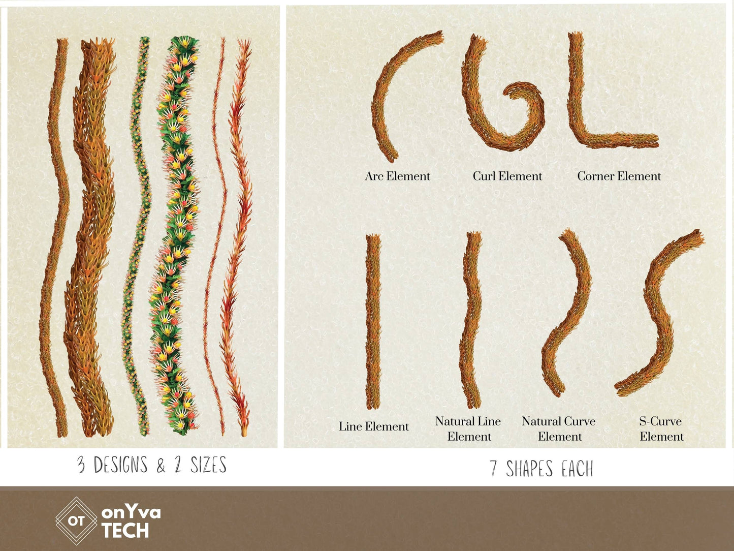 Kukunaokala Lei | Hawaiian PNG Decorative Element Set | Digital Download