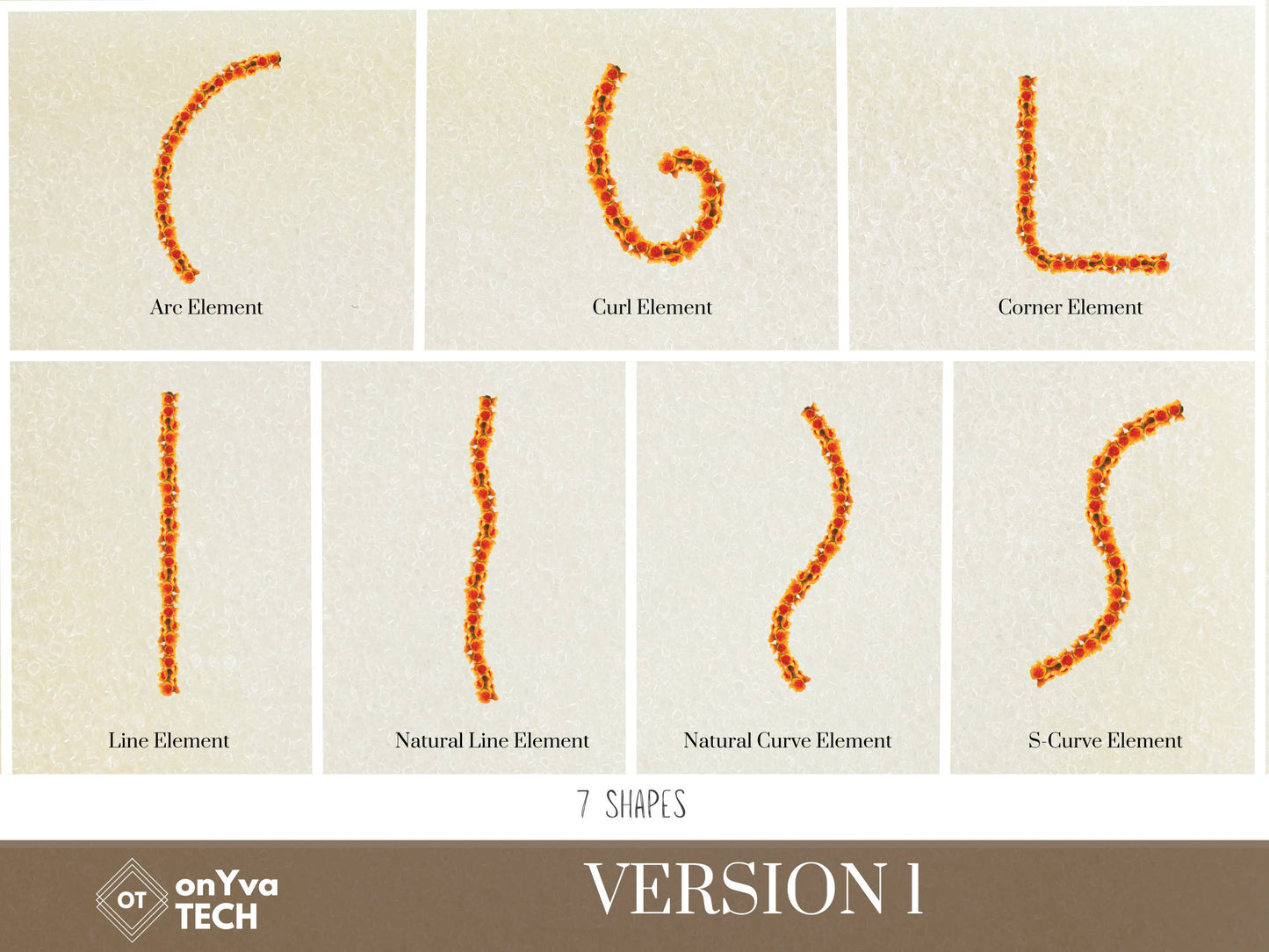 Ilima Lei | Hawaiian PNG Decorative Element Liʻiliʻi Pack | Digital Download