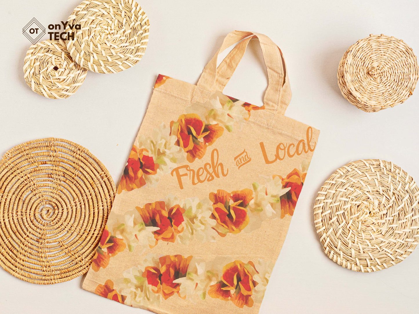 Ilima Tuberose Lei | Hawaiian PNG Decorative Element Set | Digital Download