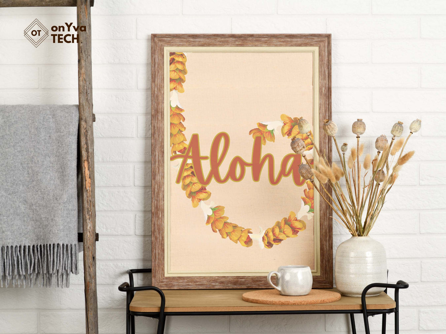 Ilima Tuberose Lei | Hawaiian PNG Decorative Element Set | Digital Download