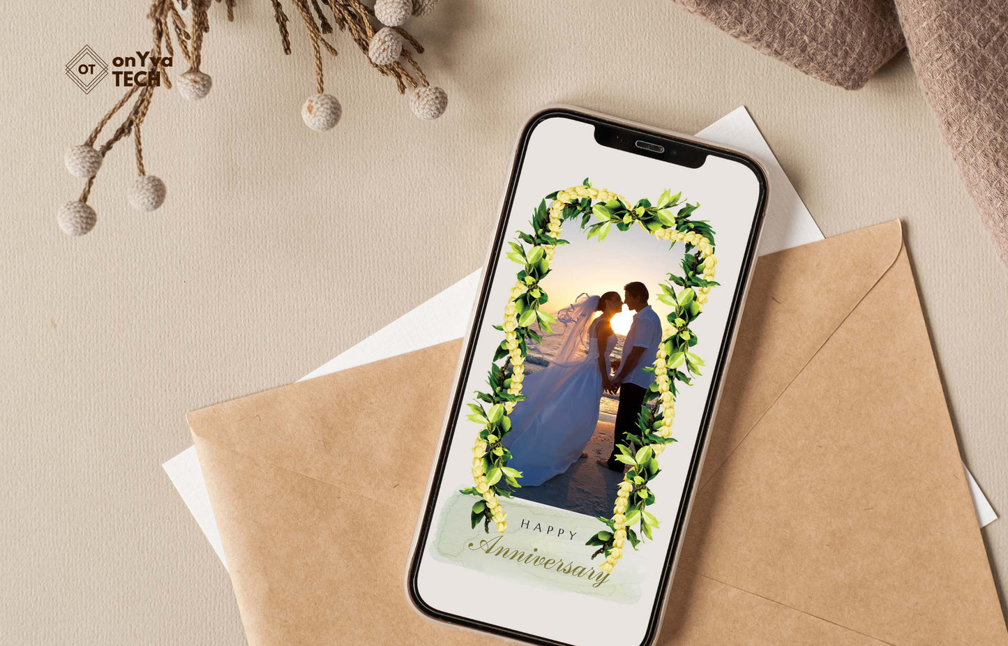 Maile Pikake 2-strand Open Lei | Hawaiian Frame PNG Bundle | Digital Download
