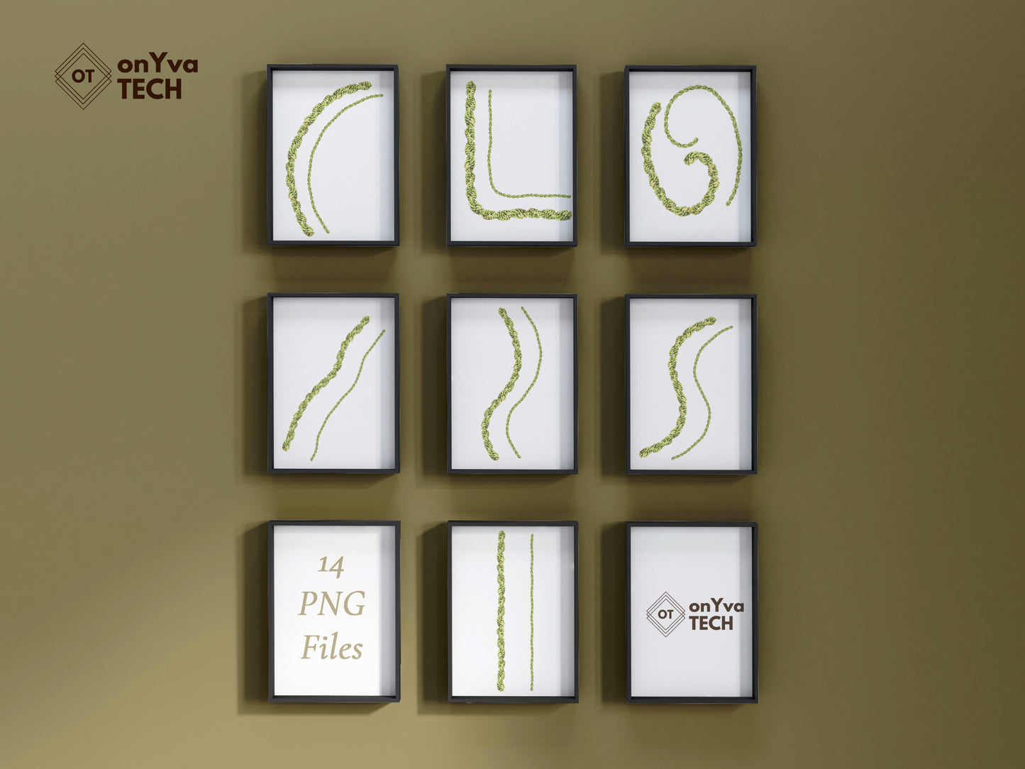 Mokihana Double 3 Strand Twist Lei | Hawaiian PNG Decorative Element Set | Digital Download