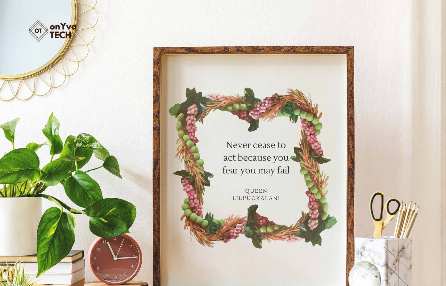 Mokihana Kukunaokala He'e Berry 3 Strand Twist Lei | Hawaiian Frame PNG Bundle | Digital Download