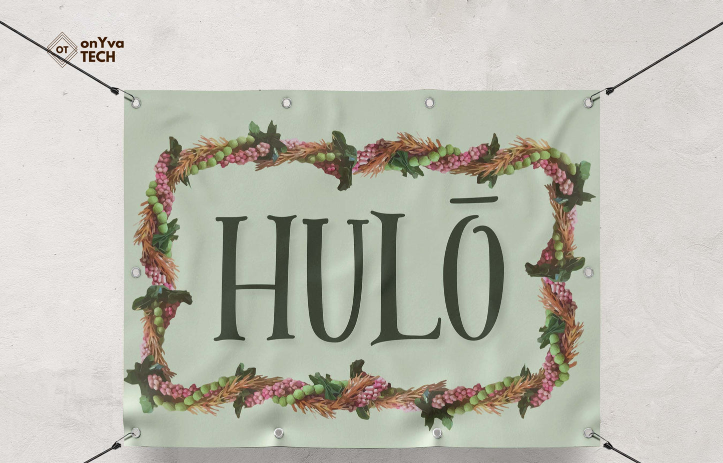 Mokihana Kukunaokala He'e Berry 3 Strand Twist Lei | Hawaiian Frame PNG Bundle | Digital Download