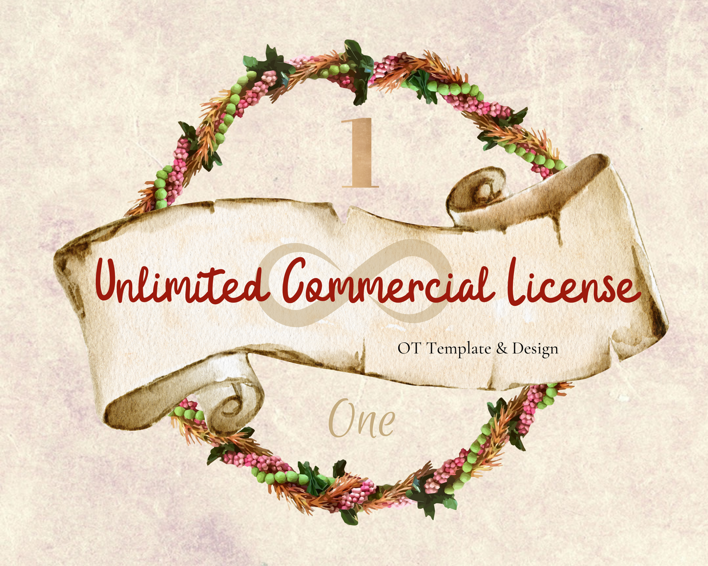 Unlimited Commercial Use License for One (1) Digital Product | OT Template and Design | onYva TECH | License for Business Use