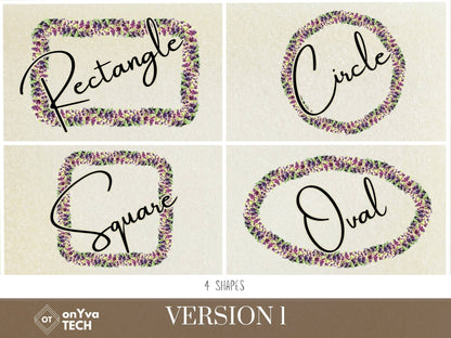 Crown Flower Petal Lei | Hawaiian Frame PNG Liʻiliʻi Pack | Digital Download