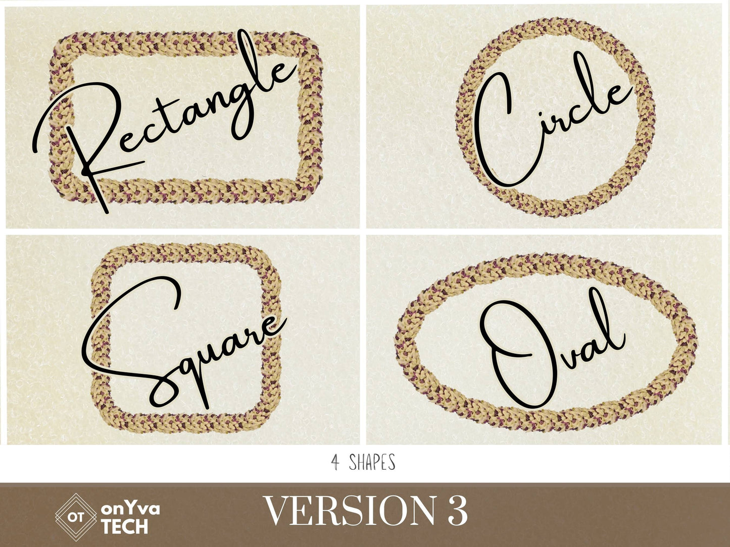 Crown Flower Petal Lei | Hawaiian Frame PNG Liʻiliʻi Pack | Digital Download