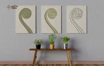 Hapuu Fern Hawaii Tree Unfurled Frond SVG PNG | Hawaiian Nature Clipart Bundle | Digital Download