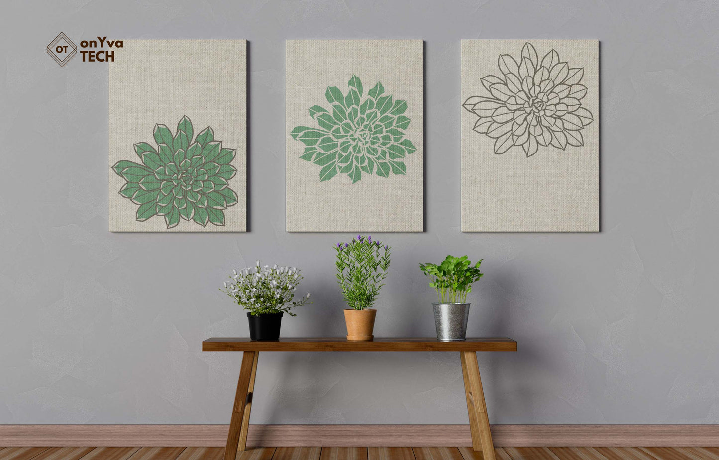 Hinahina Leaf Rosette Beach Heliotrope Plant SVG PNG | Hawaiian Nature Clipart Bundle | Digital Download