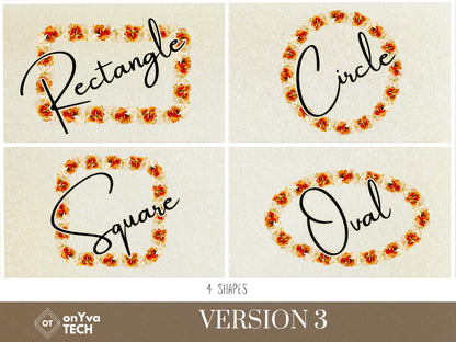 Ilima Tuberose Lei | Hawaiian Frame PNG Liʻiliʻi Pack | Digital Download