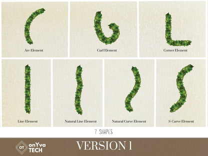 Kukui Leaf Lei | Hawaiian PNG Decorative Element Liʻiliʻi Pack | Digital Download