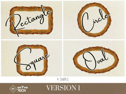 Kukunaokala Lei | Hawaiian Frame PNG Liʻiliʻi Pack | Digital Download