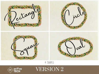Kukunaokala Lei | Hawaiian Frame PNG Liʻiliʻi Pack | Digital Download