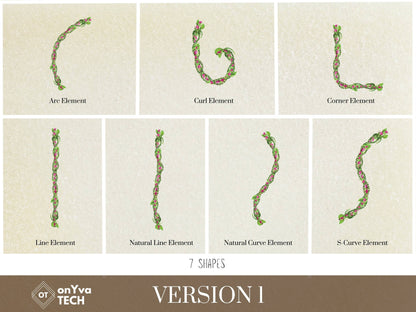 Lokelani Ti Leaf 3 Strand Twist Lei | Hawaiian PNG Decorative Element Liʻiliʻi Pack | Digital Download