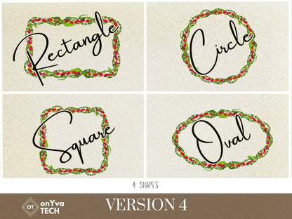Lokelani Ti Leaf 3 Strand Twist Lei | Hawaiian Frame PNG Liʻiliʻi Pack | Digital Download