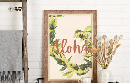 Maile Pikake 3-strand Lei | Hawaiian PNG Decorative Element Set | Digital Download