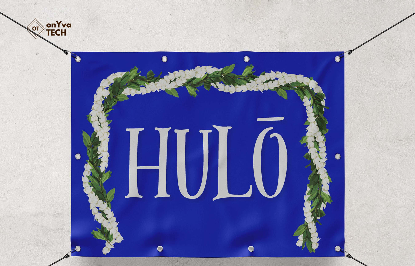 Maile Pikake 3-strand Open Lei | Hawaiian Frame PNG Bundle | Digital Download