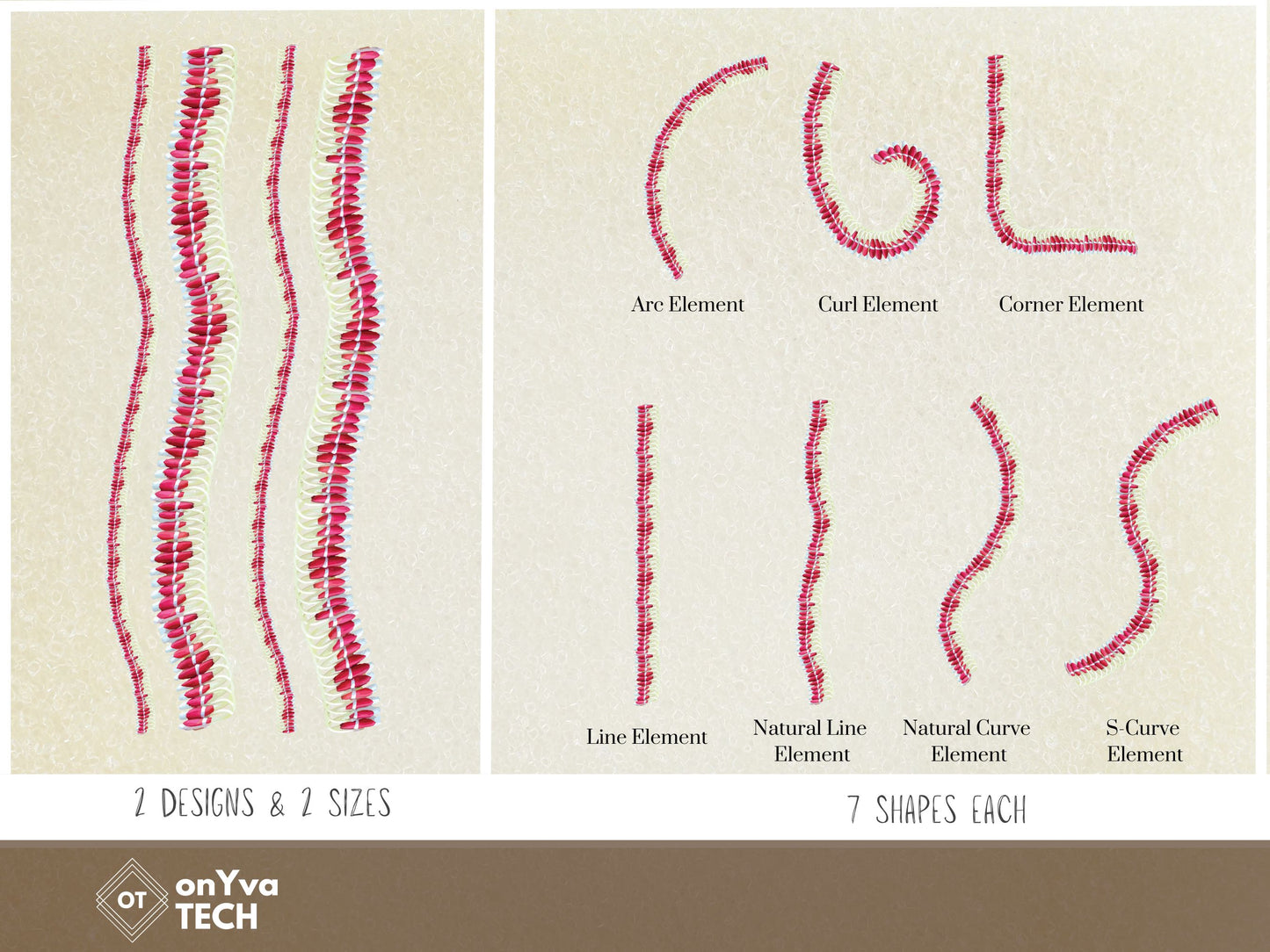 Micronesian Pink Ginger Lei | Hawaiian PNG Decorative Element Set | Digital Download