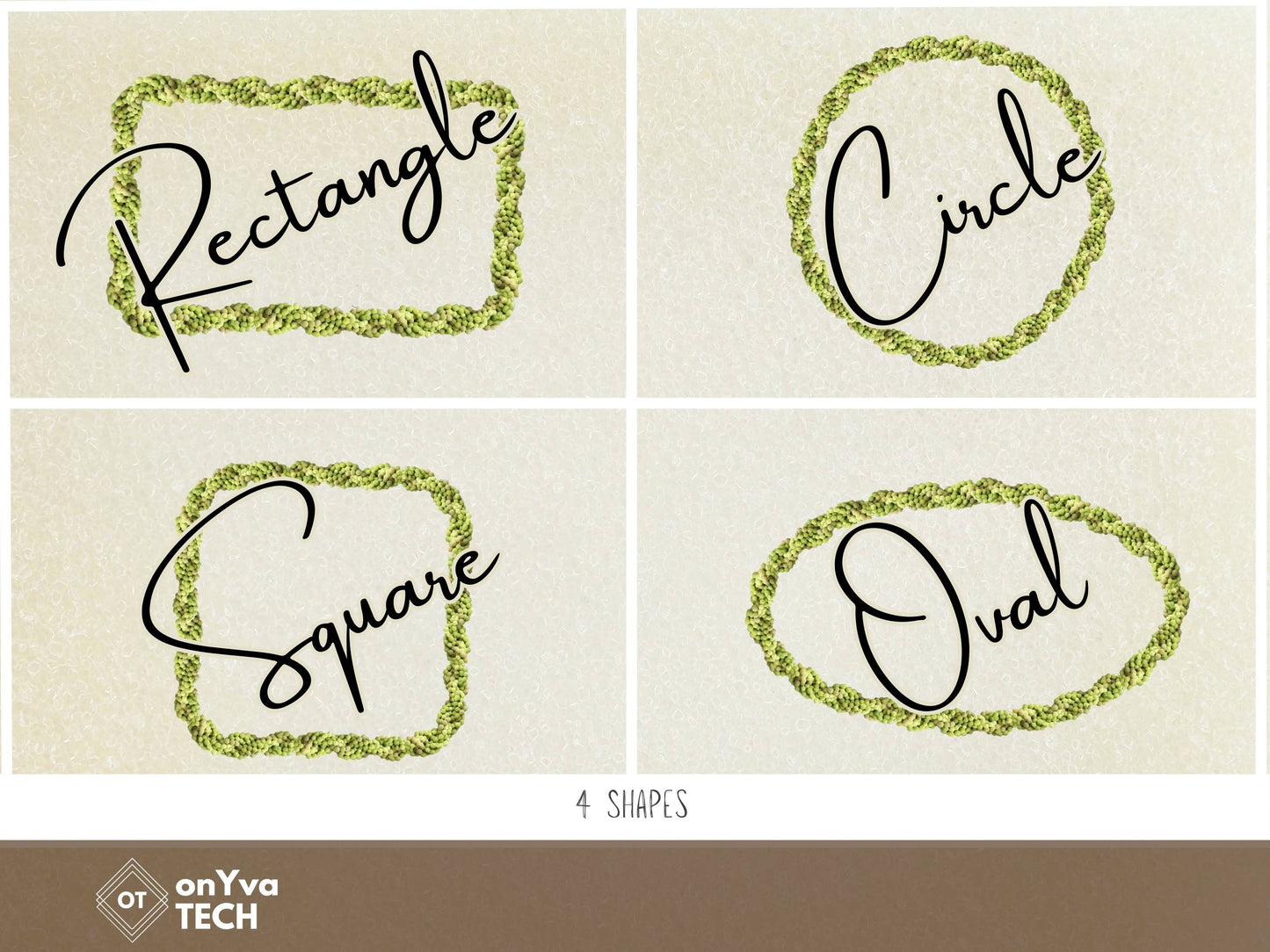 Mokihana Double 3 Strand Twist Lei | Hawaiian Frame PNG Liʻiliʻi Pack | Digital Download