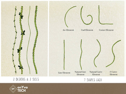 Mokihana Lei | Hawaiian PNG Decorative Element Set | Digital Download