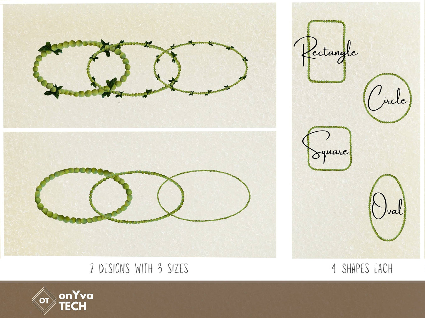 Mokihana Lei | Hawaiian Frame PNG Bundle | Digital Download