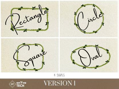 Mokihana Lei | Hawaiian Frame PNG Liʻiliʻi Pack | Digital Download