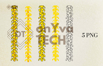 Puakenikeni Lei SVG PNG | Hawaiian Nature Clipart Bundle | Digital Download