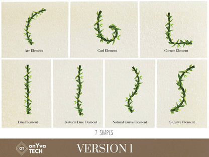 Ti Leaf Rope Lei | Hawaiian PNG Decorative Element Liʻiliʻi Pack | Digital Download