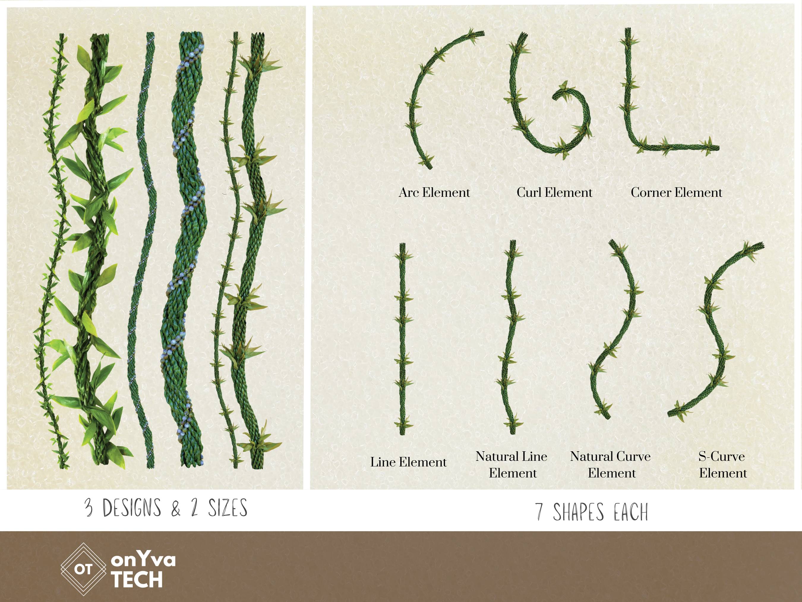 Ti Leaf Rope Lei | Hawaiian PNG Decorative Element Set | Digital Downl ...