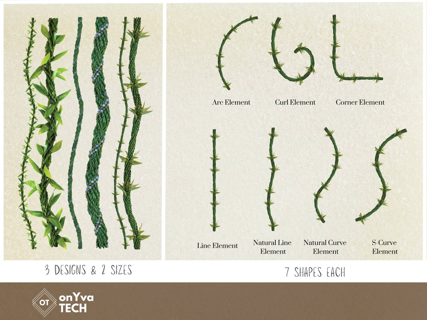 Ti Leaf Rope Lei | Hawaiian PNG Decorative Element Set | Digital Download