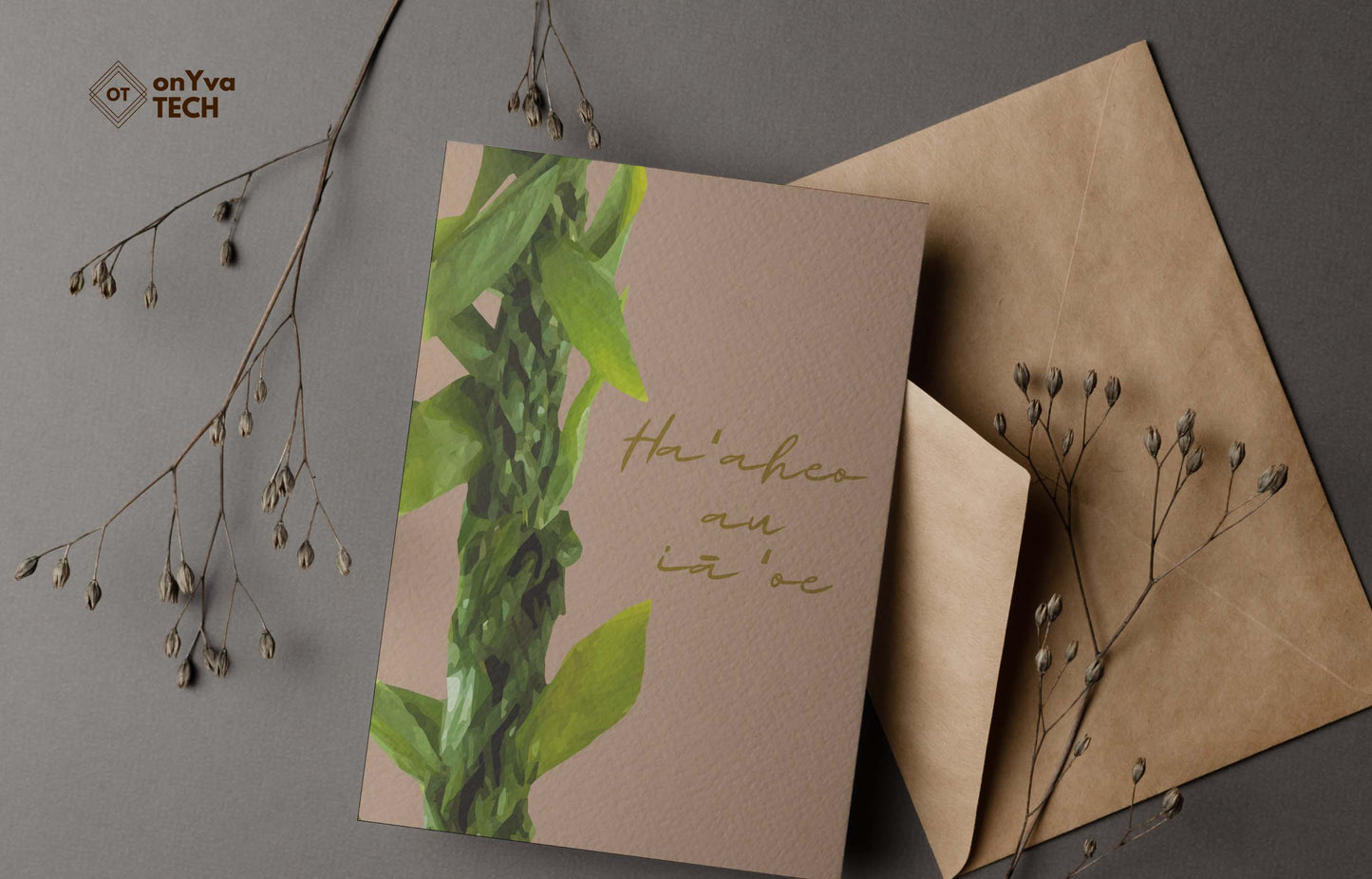Ti Leaf Rope Lei | Hawaiian Frame PNG Bundle | Digital Download