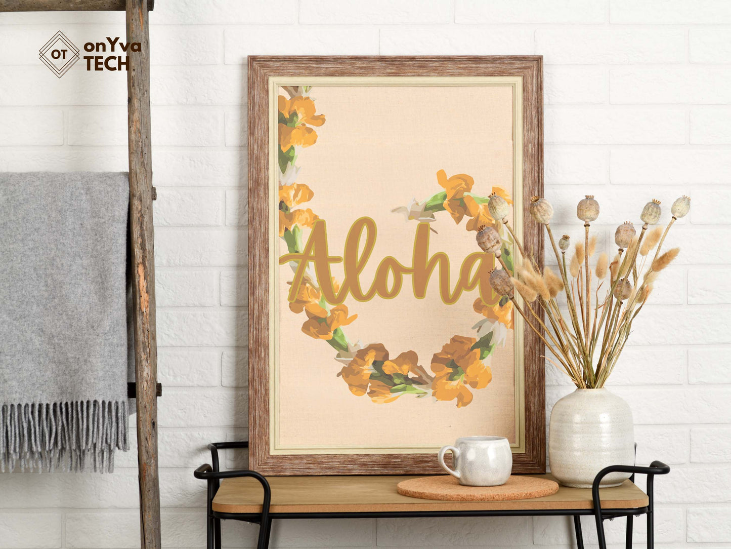 Tuberose Carnation Lei | Hawaiian PNG Decorative Element Set | Digital Download