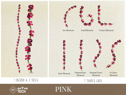 Tuberose Carnation Lei | Hawaiian PNG Decorative Element Set | Digital Download
