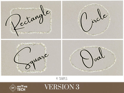 Tuberose Lei | Hawaiian Frame PNG Liʻiliʻi Pack | Digital Download