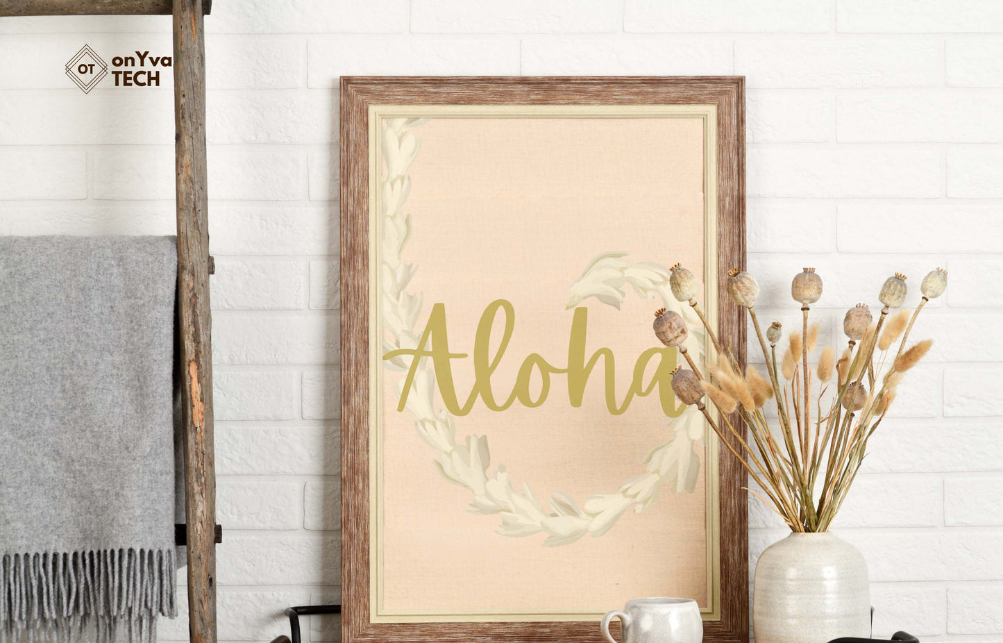 Tuberose Lei | Hawaiian PNG Decorative Element Set | Digital Download