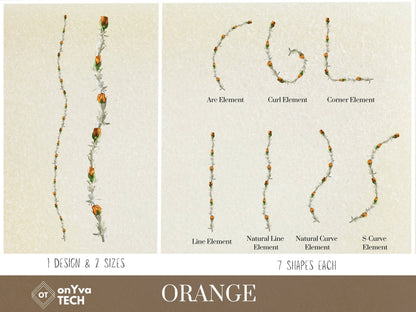 Tuberose Lokelani Lei | Hawaiian PNG Decorative Element Set | Digital Download