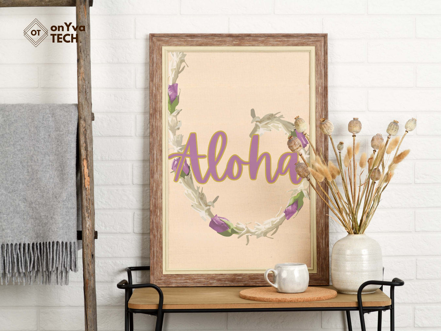 Tuberose Lokelani Lei | Hawaiian PNG Decorative Element Set | Digital Download