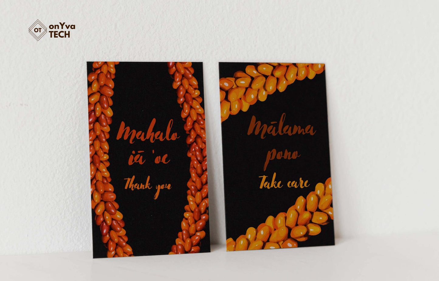 Wiliwili Seed Lei | Hawaiian Frame PNG Bundle | Digital Download