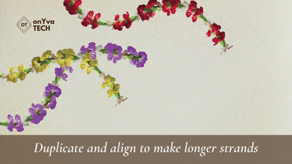 Tuberose Carnation Lei | Hawaiian PNG Decorative Element Set | Digital Download